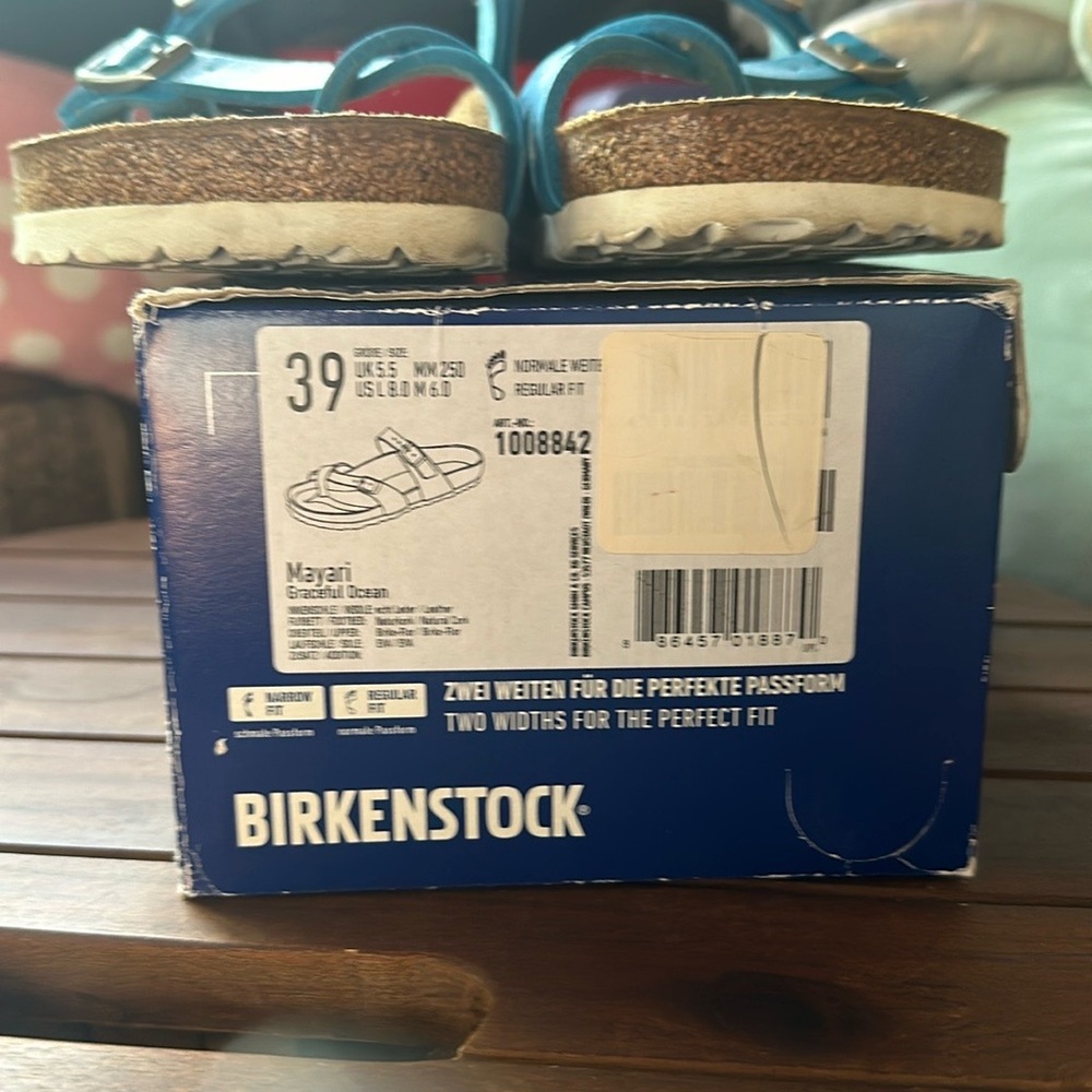 Birkenstock like new with box,  woren only a couple of times